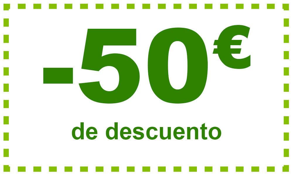 50€ de Descuento