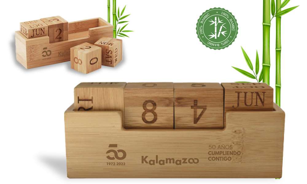 Calendario Perpetuo de Bambú