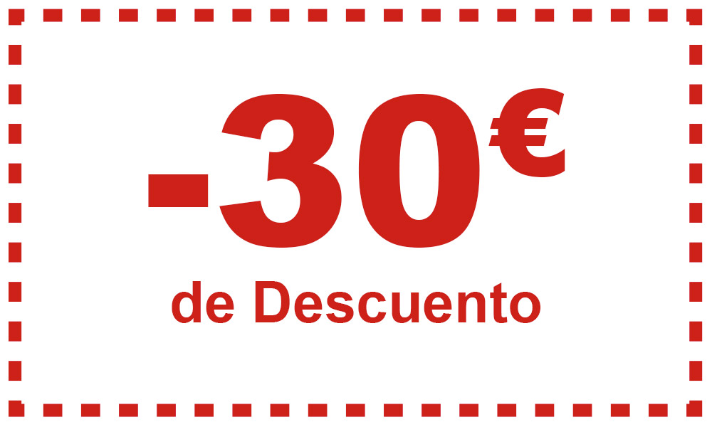 30€ de Descuento